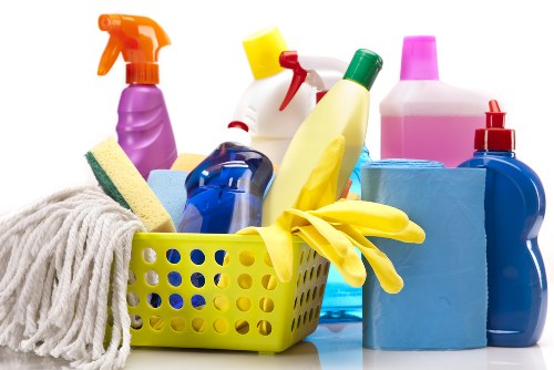 Professional cleaning of a retail storefront in Bayswater