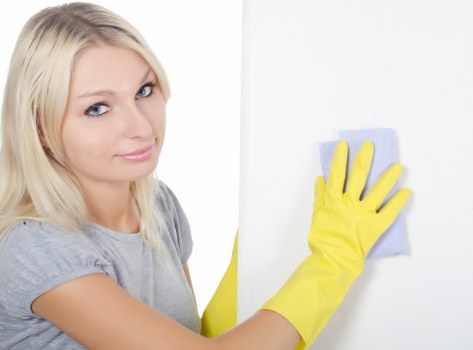 After-hours cleaning team working in a Bayswater business premises