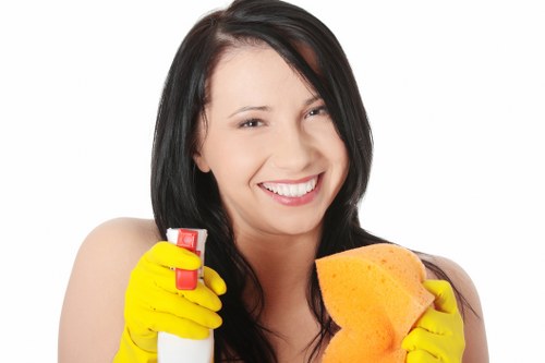 Professional vacate cleaning in a Bayswater apartment kitchen